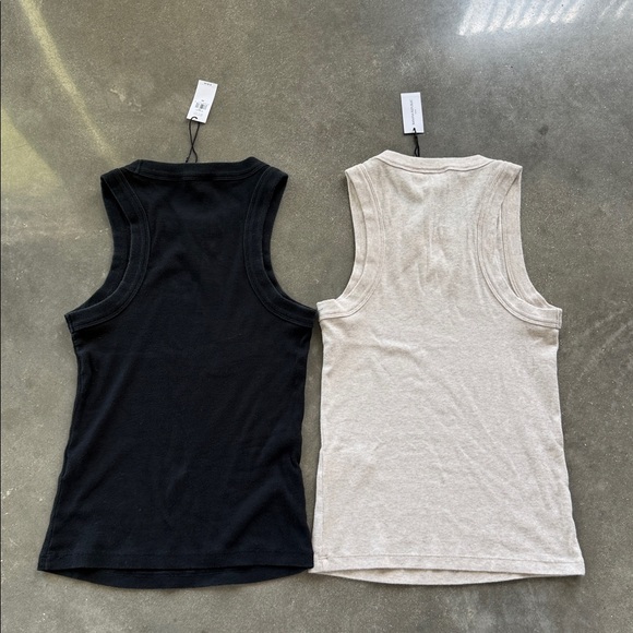 Banana Republic Ribbed Racer Tanks - Picture 4 of 6